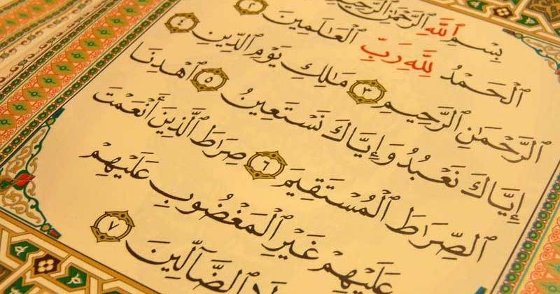 Keutamaan Surat Al Fatihah